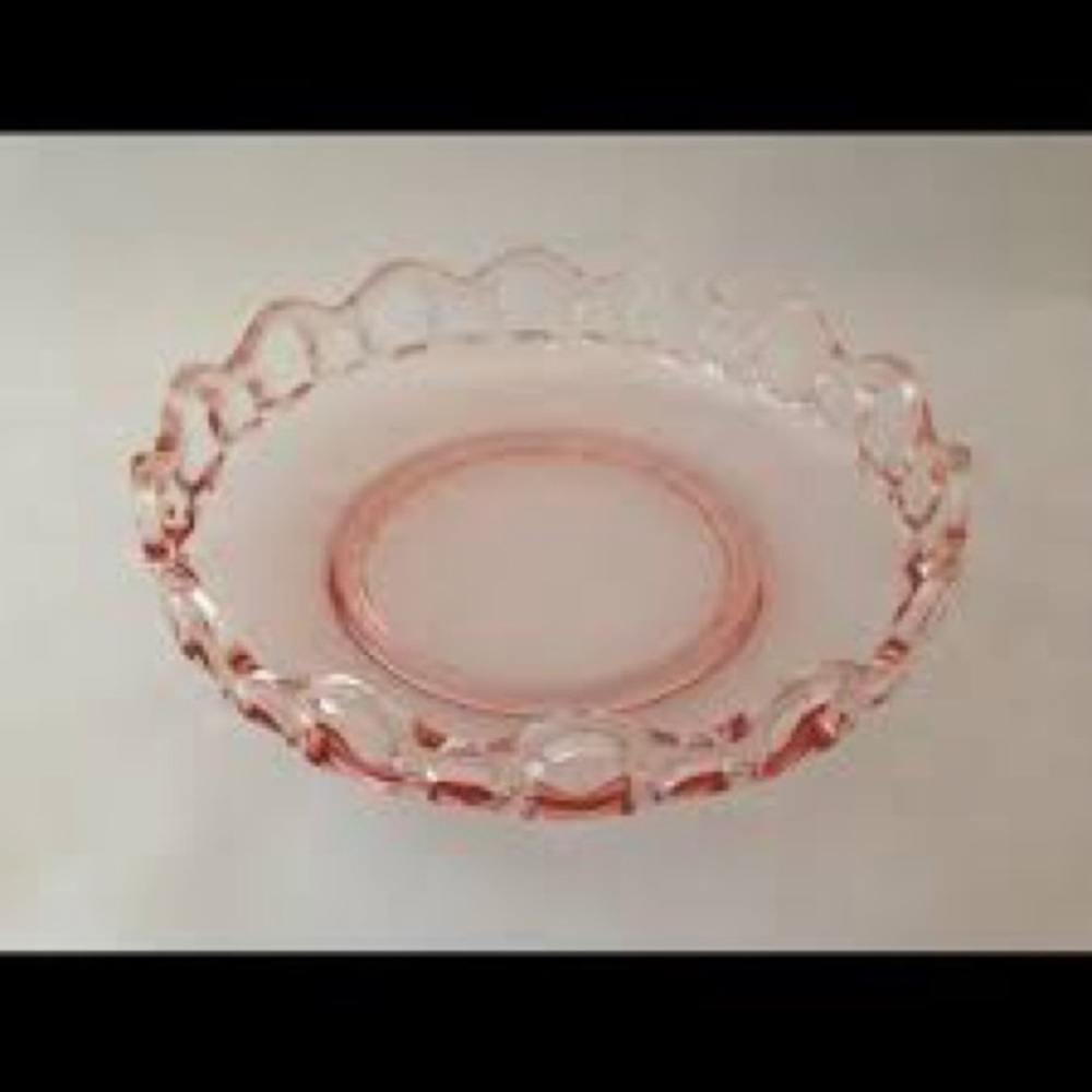 Lancaster Pink Depression Glass Bowl